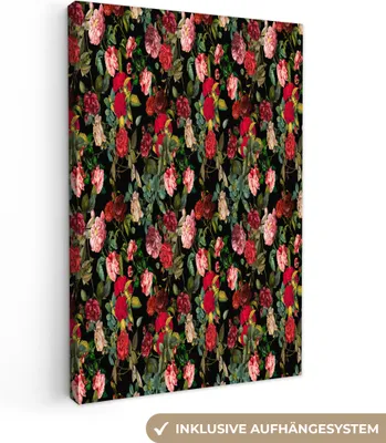 Obrázok produktu pre OneMillionCanvasses® - Plátno na stenu - 90x140 cm, Kvety - Ruže - Ružová, Nástenné umenie - Dekorácie na stenu - Dekorácie na stenu - Spálňa