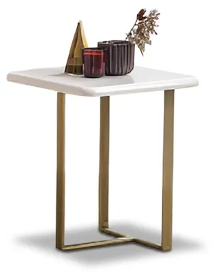 Productafbeelding van Modern bijzettafeltje, design salontafel, metalen
