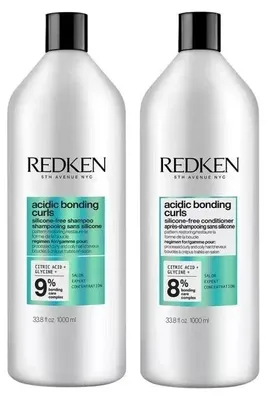 Produktbild von Redken Acidic Bonding Curls 2er Set – Shampoo 1000 ml + Conditioner 1000 ml
