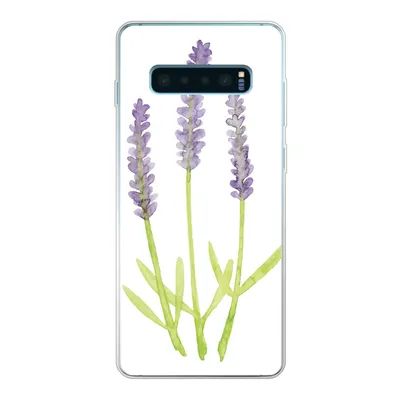 Produktbild von MuchoWow® Handyhülle Schutzhülle Hülle für Samsung Galaxy S10 Lite Lavendel - Aquarell - Pflanzen Silikon Softcase Handy Hülle - Schutz