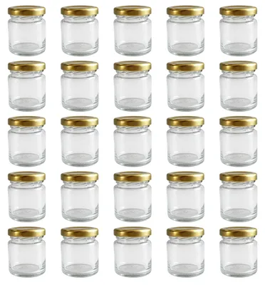 Produktbild von 25 Mini Marmeladengläser 37 ml Set