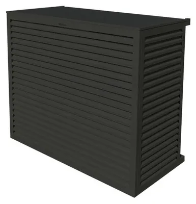 Produktbild von Decoclim Cache Clim Alu Grau Anthrazit Mittelmaß Maße: H 835 x B 1050 x T 510-660 mm