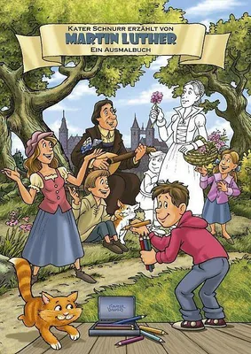 Produktbild von Martin Luther - Ein Ausmalbuch