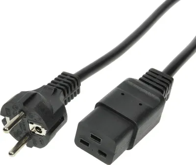 Produktbild von PremiumCord Netzgerät C19 230V zu UPS 3m, 16A, schwarz