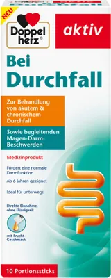 Produktbild von Doppelherz Bei Durchfall flüssig Sticks 10 St