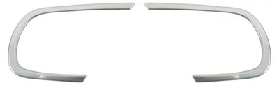 Imagen del producto de OMAC, marco para faros antiniebla, cubierta para faros antiniebla, referencia 2025103T, para la parte delantera, dimensiones: 240 mm, 180 mm, 30 mm, acero inoxidable