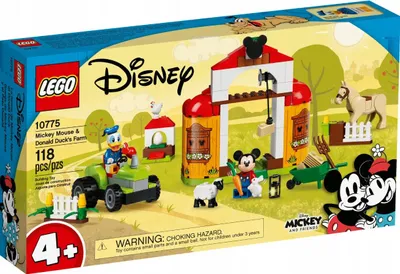 Produktbild von Lego Disney 10775 Micky und Donalds Bauernhof 118 Teile für Kinder ab 4 Jahren