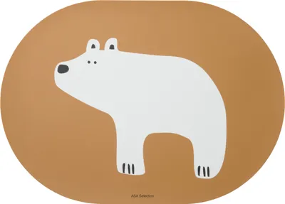 Zdjęcie produktu dla ASA Tischset, Bär BUDDIES 46 x 33 cm, Lederoptik