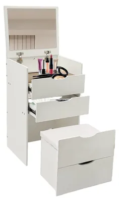 Imagen del producto de Mesa de tocador - Mesa de maquillaje - Mesa para maquillarse - Mesa de tocador - Diseño compacto