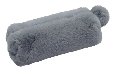 Produktbild von WEDO Schlamper-Etui "FLUFFY" aus Plüsch blaugrau