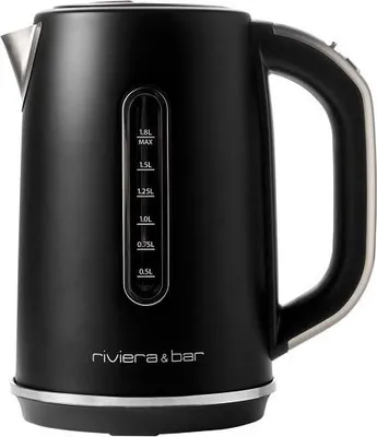 Image de Bouilloire sans fil 1.8l 2200w black satin - Riviera & Bar - BBT669 - alma