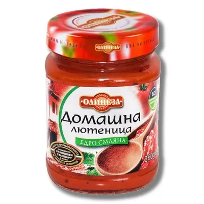 Produktbild von Olinesa Hausmacher Lutenitsa – Grob gemahlene Paprikapaste, 260 g Glas