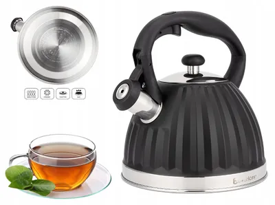 Image de Elitehoff Bouilloire Traditionnelle E-5140 Inox avec Sifflet 2.5L