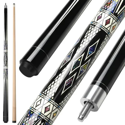 Obrázok produktu pre Špička pre biliardovú palicu, 13 mm, z orechového dreva, čierna