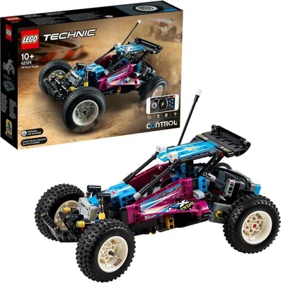 Produktbild von LEGO 42124 Technic Control+ Geländewagen, ferngesteuertes Offroad-Auto, Spielzeugauto, RC Buggy für Kinder, Fahrzeug