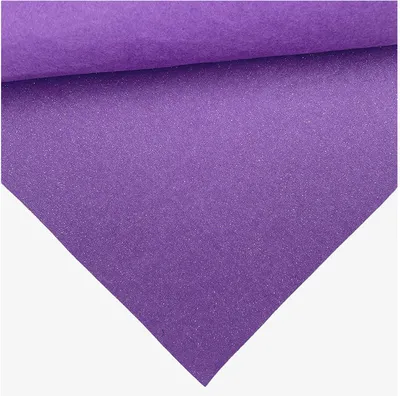Produktbild von Bastelfilz mit Glitzer 30x40cm Dekofilz Filzplatten Filzstoff 1mm, lila
