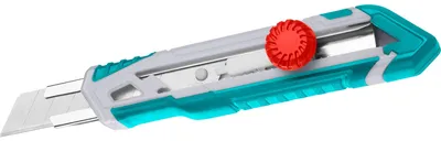 Productafbeelding van Afbreekmes Total THT511826 met metalen versteviging en wiel - 18 mm