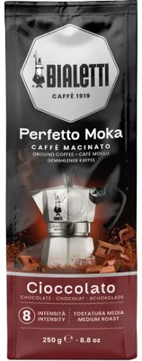 Produktbild von Bialetti Perfetto Moka Cioccolato, 250 g, Medium geröstet, Tasche
