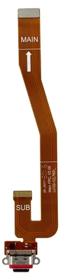 Produktbild von Clappio, USB-C Ladebuchse für Crosscall Core Z5 mit Flexkabel, Schwarz