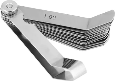 Obrázok produktu pre Nerezová oceľ Zakrivený Feeler Gauge Pravítko Zvárací kontrolný nástroj 0,05-1,00 mm