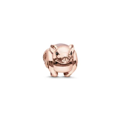 Produktbild von Thomas Sabo Damen Bead 925 Silber Rosegold/Rosa Schweinchen K0197-417-9