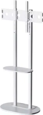 Produktbild von TV-Standfuß Luxe Opulence 40-75" – Höhenverstellbar – Weiß – Mit Ablage – Robustes Design