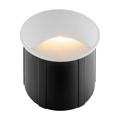 Image de Lampe de sol LED, aluminium, blanc, IP65, D 6,2 cm
