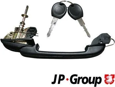 Produktbild von JP GROUP 1187100600 Türgriff mit Schließzylinder mit Schlüssel Vorne Links Vorne Rechts für VW GOLF III (1H1)