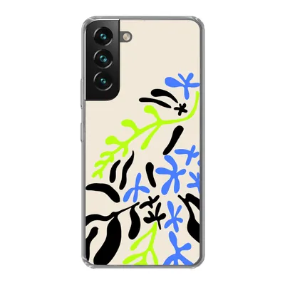 Produktbild von MuchoWow® Handyhülle Schutzhülle Hülle für Samsung Galaxy S22 Blatt - Abstrakt - Muster Silikon Softcase Handy Hülle - Mobiltelefonhülle