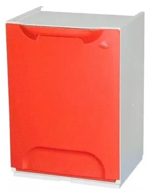 Produktbild von Eco-Logico R34-1R Kippbarer Abfallbehälter 34 x 29 x 47 cm, rot