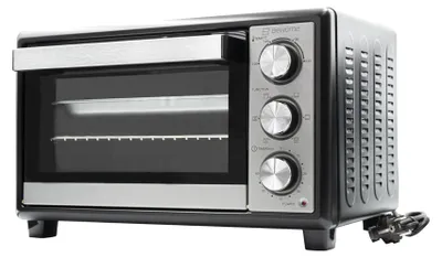 Tischbackofen 20 l, Heißluft, 230 °C, Timer, inkl. Zubehör