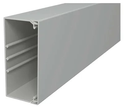 Produktbild von OBO Bettermann Vertr Wand+Deckenkanal m.Obert. 60x130mm,PVC WDK60130GR 2 Stk