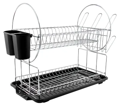 Obrázek produktu pro Haus Roland Odkapávač nádobí, černý a nerez