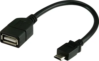Image de Techly USB2.0 OTG Kabel A Buchse - Micro-B, 0.2m