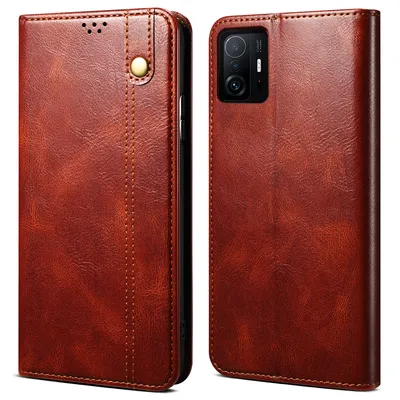 Obrázek produktu pro Pouzdro pro Xiaomi Mi 11T / Mi 11T Pro, kožené flip pouzdro peněženka s funkcí stojánku červené
