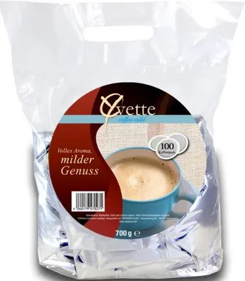 Produktbild von Yvette Kaffeepads Mild 100 Stück