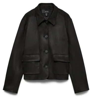 Produktbild von Vero Moda 10338632-S, Weiblich, Erwachsener, Kleidungsknopf, Polyester, Schwarz