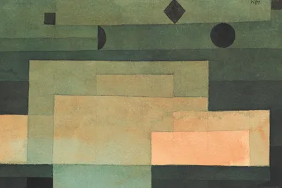 Produktbild von Paul Klee Kunstdruck Bild - Gestirneœber Dem Tempel, 1922 (120 x 180 cm)
