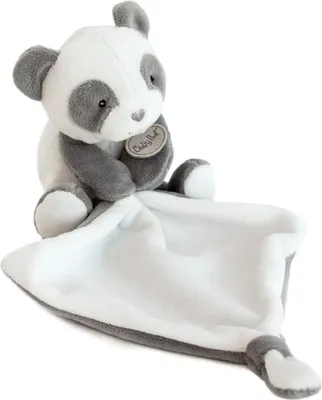 Imagen del producto de Peluche con manta, 17 cm, diseño de pequeño panda, para bebés