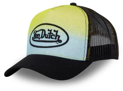 Produktbild von Von Dutch Originals Trucker Cap JUNIOR MESH Logo-Patch Yellow/Black
