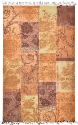 Image de Tapis kilim en coton fait main avec motif ethnique