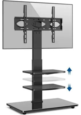 Produktbild von TV Ständer Schwarz Schwenk- & Höhenverstellbar 32-75 Zoll bis 50 kg