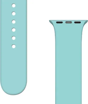 Zdjęcie produktu dla Silikonowy pasek do zegarka APS Silikonowy pasek do zegarka / SE (41/40 / 38mm) Pasek do zegarka jasnoniebieski