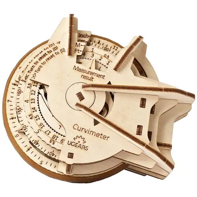 Produktbild von UGEARS 3D-Puzzle STEM LAB Curvimeter 109 Teile