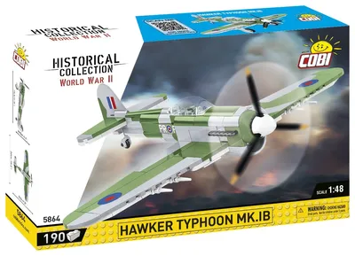 Obrázek produktu pro COBI Hawker Typhoon Mk.1B, Stavební bloky, 6 rok/roky, 190 kusů
