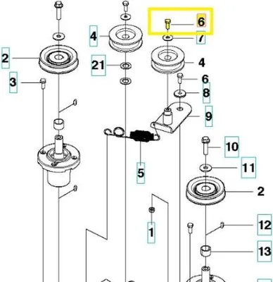 Produktbild von Schraube M8 X 25 Rasentraktor Husqvarna RBH180 RIDER 11 R112 C5 PROFLEX 21