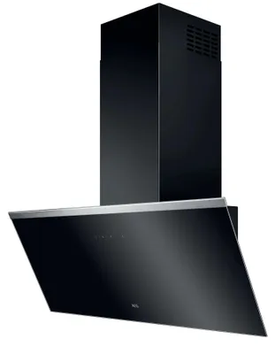 Produktbild von AEG 6000 Hob2Hood® / Wandhaube / 90 cm / Schwarz DVE5961HB Schwarz
