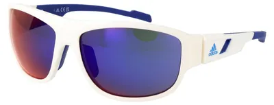 Immagine prodotto di Occhiali da sole da uomo Adidas Sport SP0045, bianco opaco, 61/15/130