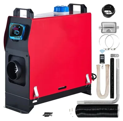 Image de Chauffage diesel à air, 12 V, 8 kW, réservoir de 5 l, température réglable de 18 °C à 40 °C, portée de la télécommande 30 m