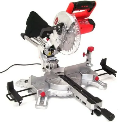 Produktbild von Zugkappsäge Kappsäge Gehrungssäge 56124 210mm Laser 305mm Zug Kreissäge 1500W